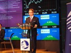 Eric Greschner speaking at institutional investment conference in Warsaw, Poland.